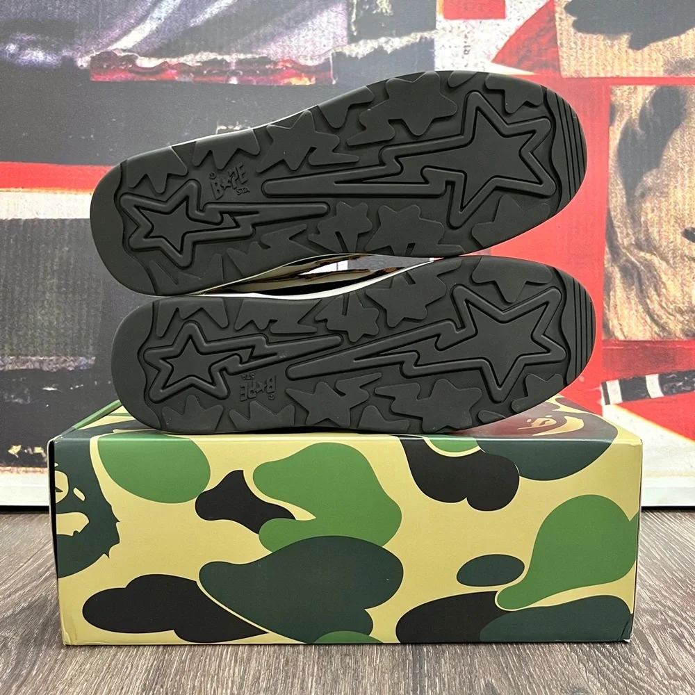 Bape Roadsta Year of the Tiger Camo Off White Black A Bathing Ape 1I20-291-003 - Picture 8 of 11
